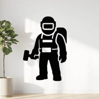 Sticker autocollant Satisfactory personnage mineur décoration decostickerstore - 5VYPBY