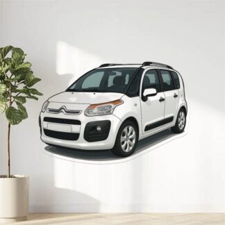 Autocollant C3 Picasso Citroën en blanc décoration decostickerstore - 6B0VBD