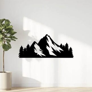 sticker autocollant montagne aventure 6F12L