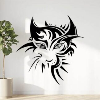 Sticker Autocollant Chat Tribal