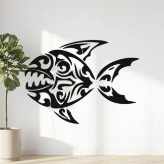 Sticker Autocollant Poisson Tribal