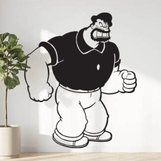 Sticker Autocollant bluto popeye hero  H2403