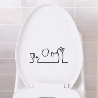 sticker autocollant la_linea wc pictogramme HKC0H