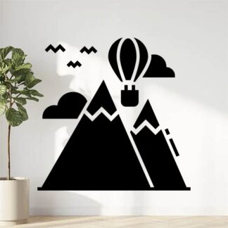 sticker autocollant montagne aventure MMAX8