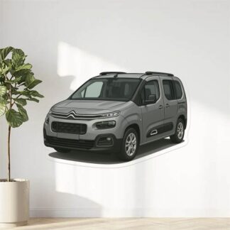 Autocollant Berlingo Citroën en gris décoration decostickerstore - TRO2MV