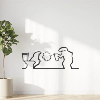 sticker autocollant la_linea wc pictogramme WI7DD