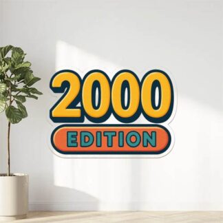 Autocollant Édition 2000 décoration decostickerstore - WME52N