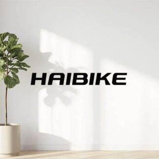 Sticker autocollant Je veux écrire HAIBIKE en dimension 300 mm de long et 30 mm de hauteur. décoration decostickerstore - YRWKWN