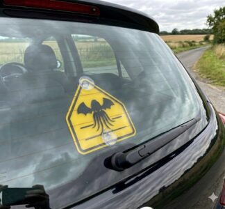 3D Roadsign Cthulhu ventouses 2SBLB