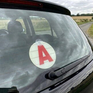 3D plaque Jeune conducteur ventouse HNM6B