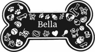 3D plaque de porte os prénom