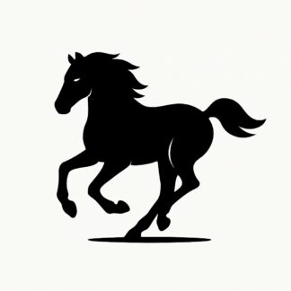 Sticker autocollant Cheval au galop décoration decostickerstore - JZY8DH