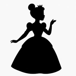 Sticker autocollant Princesse Cendrillon décoration decostickerstore - JPKUH0