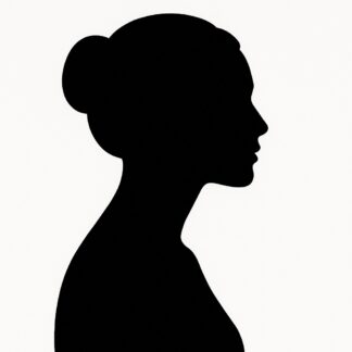 Sticker autocollant Silhouette de femme blanche décoration decostickerstore - TWX38Z