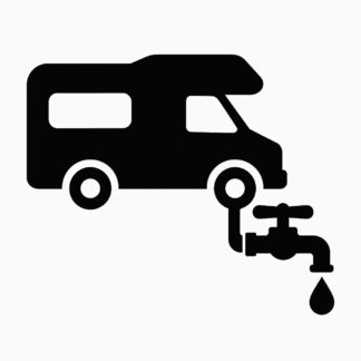 Sticker autocollant Un robinet pour vidange de l'eau d'un camping-car décoration decostickerstore - VMGNUB
