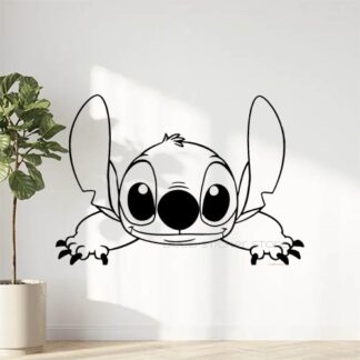 Sticker autocollant Stitch coucou