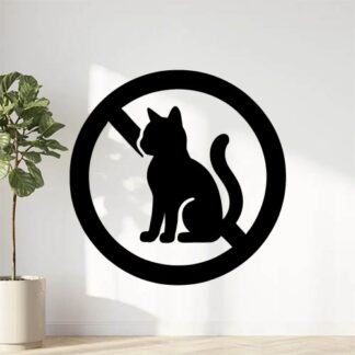 Sticker autocollant Interdiction de la fourrure décoration decostickerstore - AAXKUE