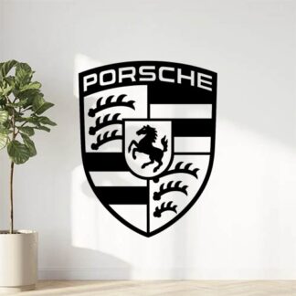 Sticker autocollant Logo Porsche décoration decostickerstore - BL1O2M