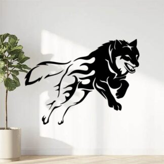 Sticker Autocollant Chien Tribal