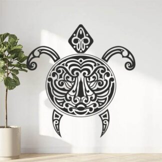 Sticker Autocollant Tortue Tribale