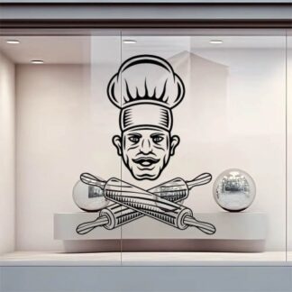 Sticker Autocollant boulanger  metier  ME1628