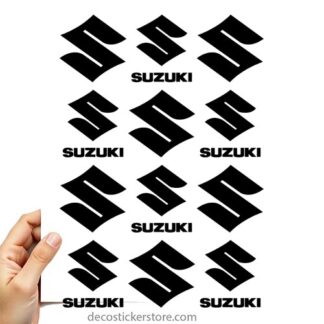sticker autocollant suzuki lot de 12 RF2OW