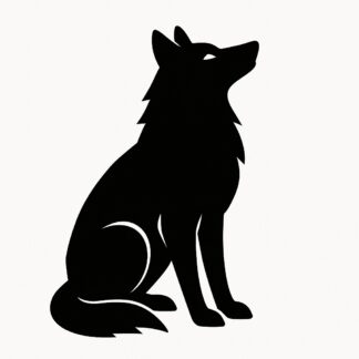 Sticker autocollant Prédivni loup décoration decostickerstore - LDVJBW