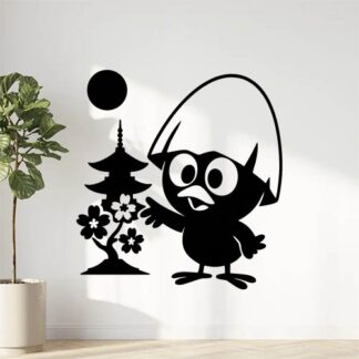 Sticker autocollant Calimero au Japon décoration decostickerstore - 5L5LLZ