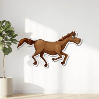 Sticker autocollant imprimé cheval 210729