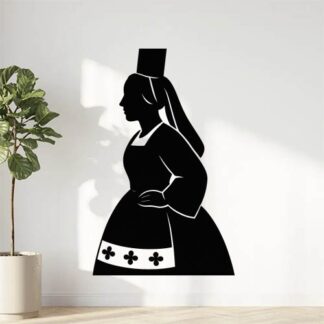 Sticker autocollant Bigoudène Bretagne décoration decostickerstore - DK3GAX