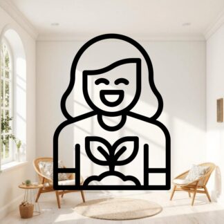 sticker autocollant Plante jardinier paysagiste KDA26