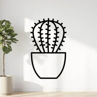 sticker autocollant cactus plante fleur MSFQ9