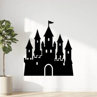 Sticker autocollant Château de princesse décoration decostickerstore - NDJON0