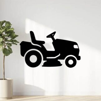 Sticker autocollant tracteur de pelouse décoration decostickerstore - RKPPZY