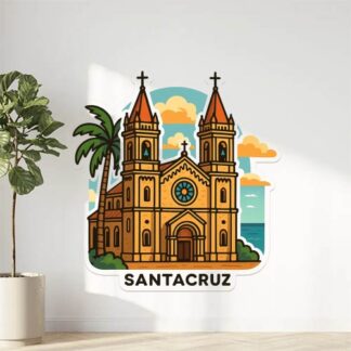 Autocollant Santacruz décoration decostickerstore - WE1DBM