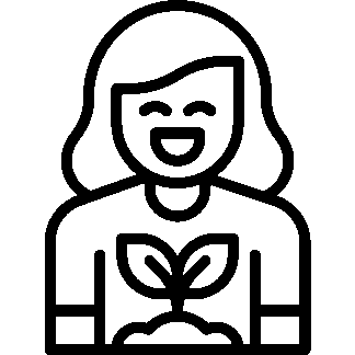 sticker autocollant Plante jardinier paysagiste KDA26