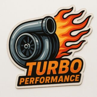 Autocollant PERFORMANCE TURBO décoration decostickerstore - R29HZH