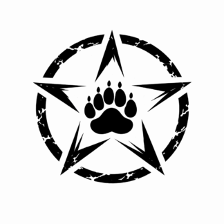 sticker autocollant 4x4 jeep etoile us army ours AEDPX