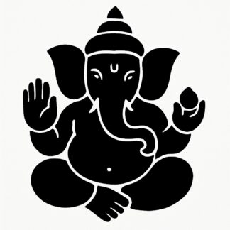 Sticker autocollant Ganesh décoration decostickerstore - P0VBLZ
