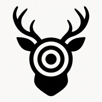 Sticker autocollant Tête de cerf cible décoration decostickerstore - IQHEZB