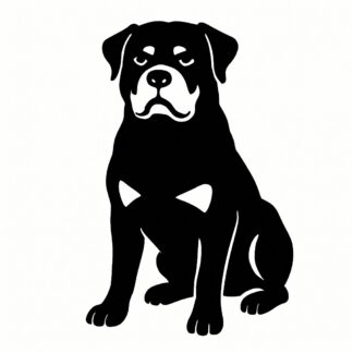 Sticker autocollant rottweiler décoration decostickerstore - KCYIWT