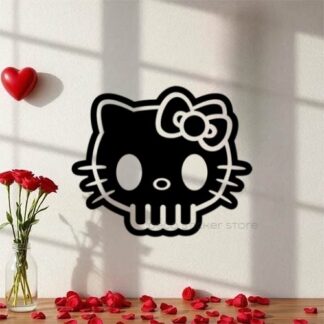 Sticker autocollant hello Kitty punisher