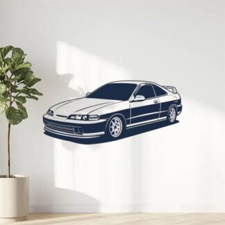 Sticker Autocollant voiture sport silouhette BVw187309
