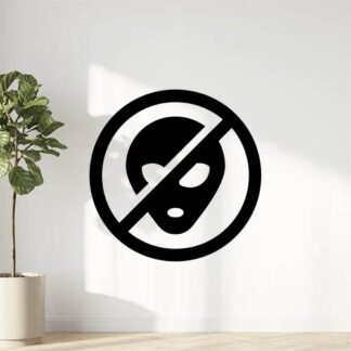 sticker autocollant alien extraterrestre ovni 5 MSL2N