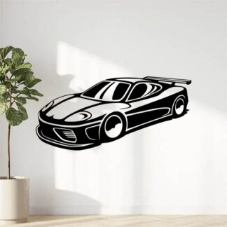sticker autocollant voiture sport silhouette 4 UKJYB