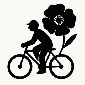 Sticker autocollant Vélo Poppy décoration decostickerstore - 193BFI