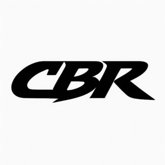 Sticker autocollant représentation du lettrage CBR stylé décoration decostickerstore - XXWHVU