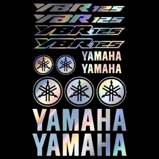 Stickers Yamaha YBR 125 holographic F4N0I