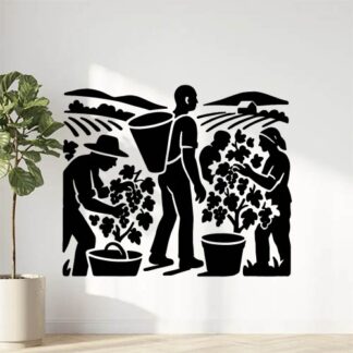 Sticker autocollant vendeurs en pleine saison en FRANCE EN 1980 décoration decostickerstore - 9TOBRY