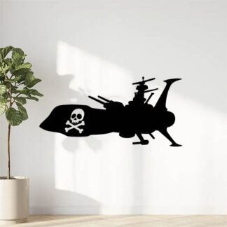 Sticker autocollant Vaisseau Albator décoration decostickerstore - BEATGM